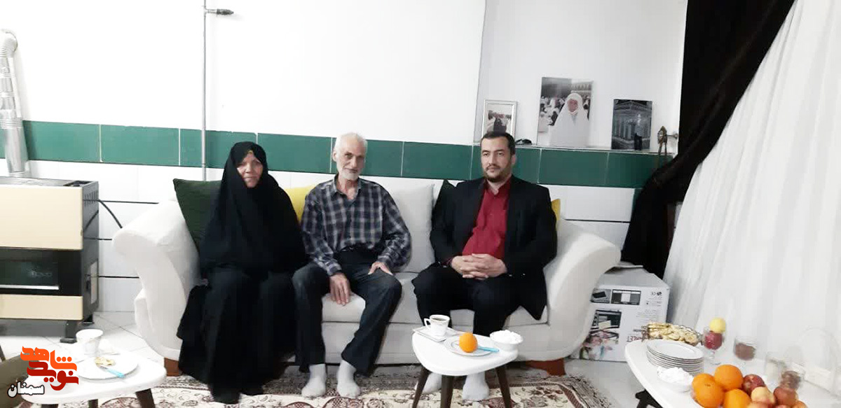 دیدار رئیس بنیاد شهید شاهرود با جانباز سرافراز «یونسیان»