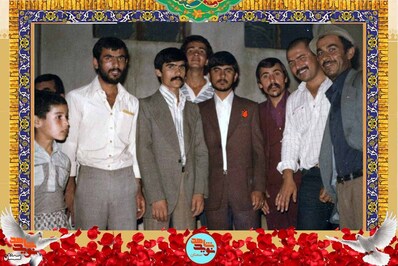 نفر چهارم از راست شهید احمد صالحی‌نژاد