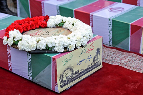 پنج شهید گمنام امروز در اصفهان آرام گرفتند+ تصاویر