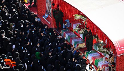 فتوکلیپ/ مراسم تشییع پیکر 25 شهید در اصفهان