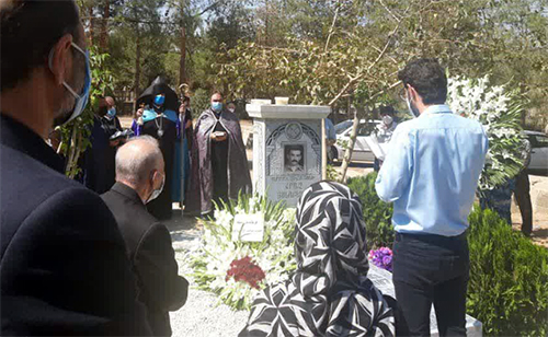 اولین سالگرد بازگشت پیکر مطهر شهید ارمنی در اصفهان برگزار شد