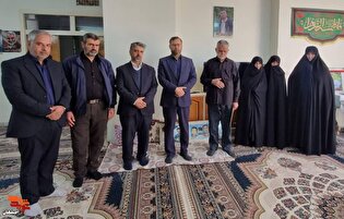 دیدار مشاور معاونت حقوقی بنیاد شهید با خانواده...